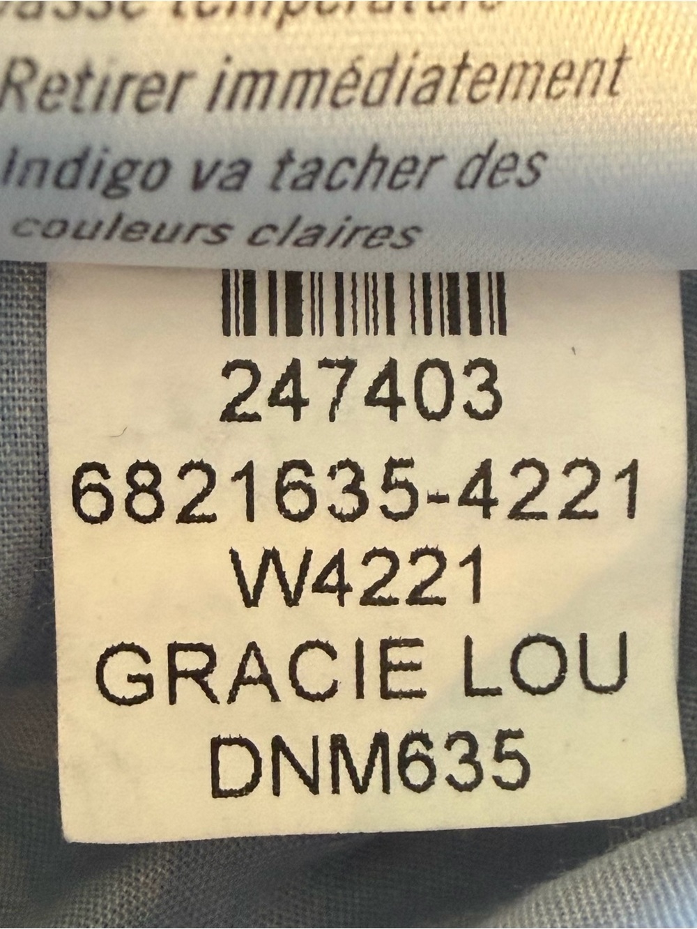 Paige Leenah Ankle Raw Hem Denim Gracie Lou Size 27 - Picture 10 of 10